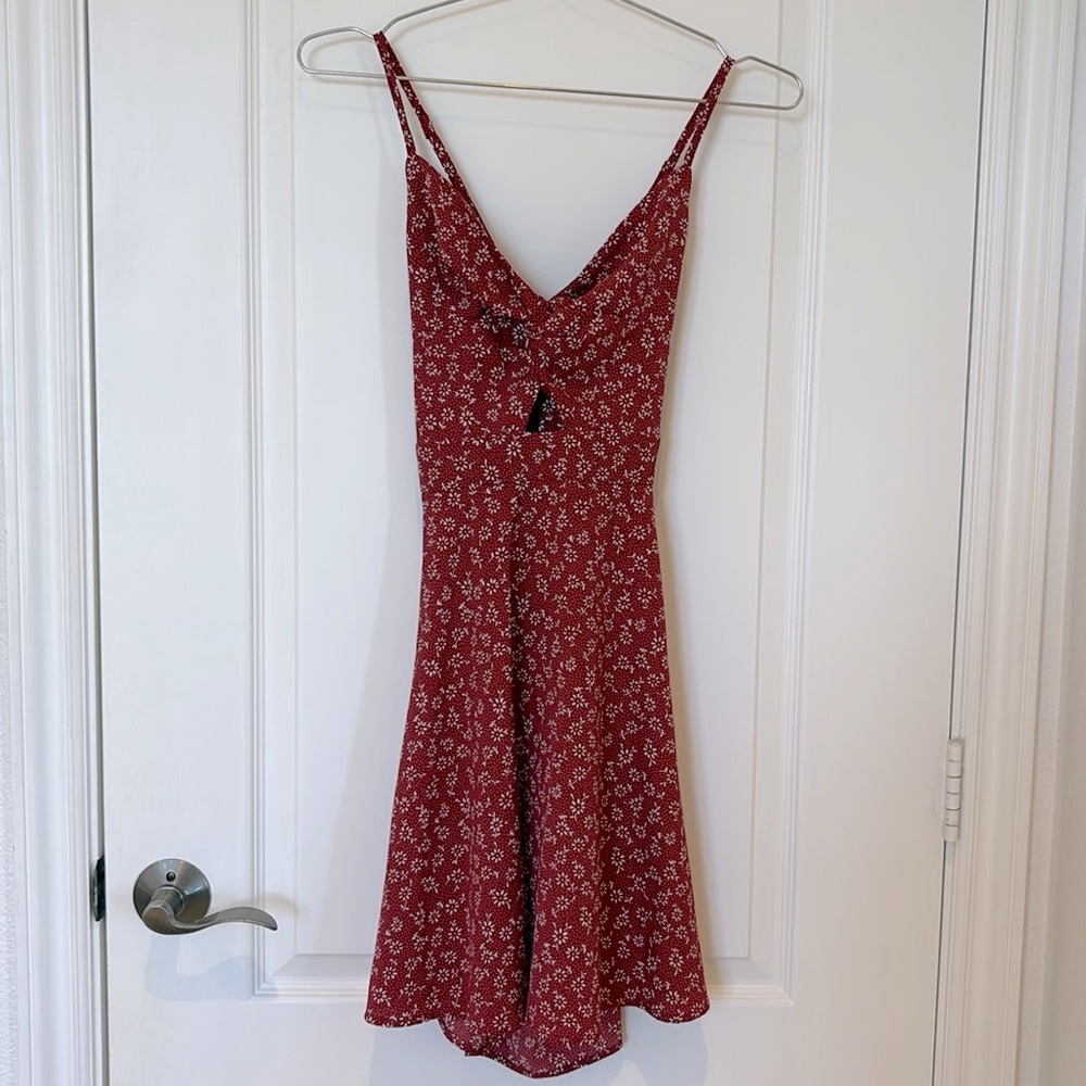 Red Floral Sundress